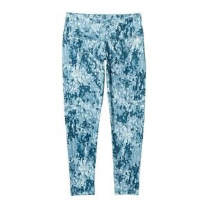 Z By Zella High Waisted Printed Leggings Blue Clearwater Acacia size XS NWOT